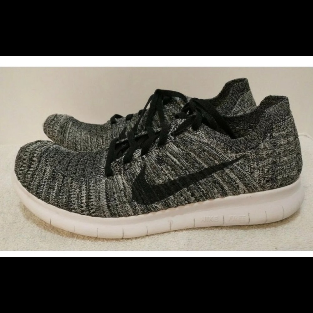 NIKE FREE RUN FLYKNIT WOMENS SIZE 7 RUNNING SHOES